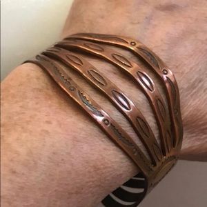 Mid-Century Southwestern Copper Cuff